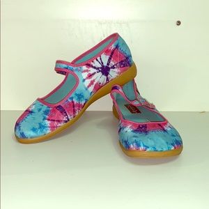Hot Chocolate Mary Jane Tie Dye women’s shoes 7